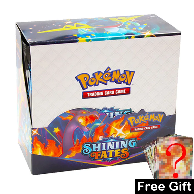 

Pokemon TCG: XY Evolutions Sealed Shining Fates Booster Box English French Collectible Trading Vmax Card Game Toy