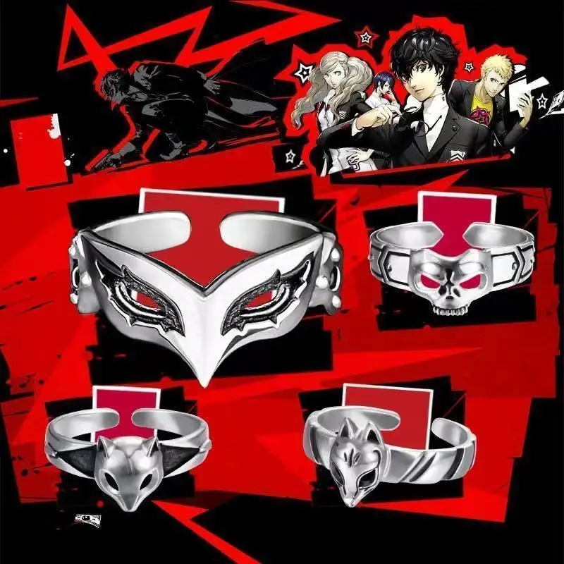 Кольцо на палец для косплея Persona 5 Joker модные ювелирные изделия аксессуар костюма
