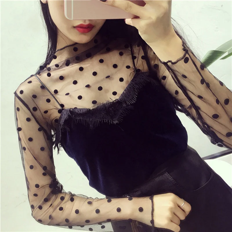 Hot Mesh Transparent Sexy Blouses Tops Clothing Unlined Upper Garment Long Sleeve Net Build Korean Fashion Jacket 2021
Hot Mesh Transparent Sexy Blouses Tops Clothing Unlined Upper Garment Long Sleeve Net Build Korean Fashion Jacket 2021