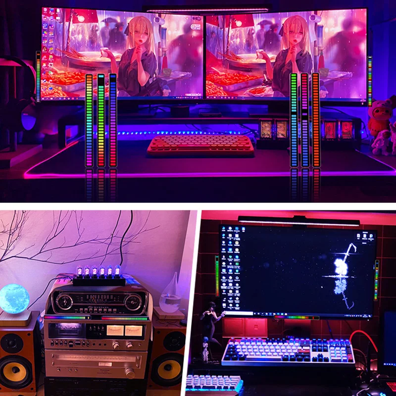LED Strip Light Sound Control Pickup Rhythm Light Music Atmosphere Light RGB Colorful Tube USB Energy-Saving Lamp Ambient Light
LED Strip Light Sound Control Pickup Rhythm Light Music Atmosphere Light RGB Colorful Tube USB Energy-Saving Lamp Ambient Light