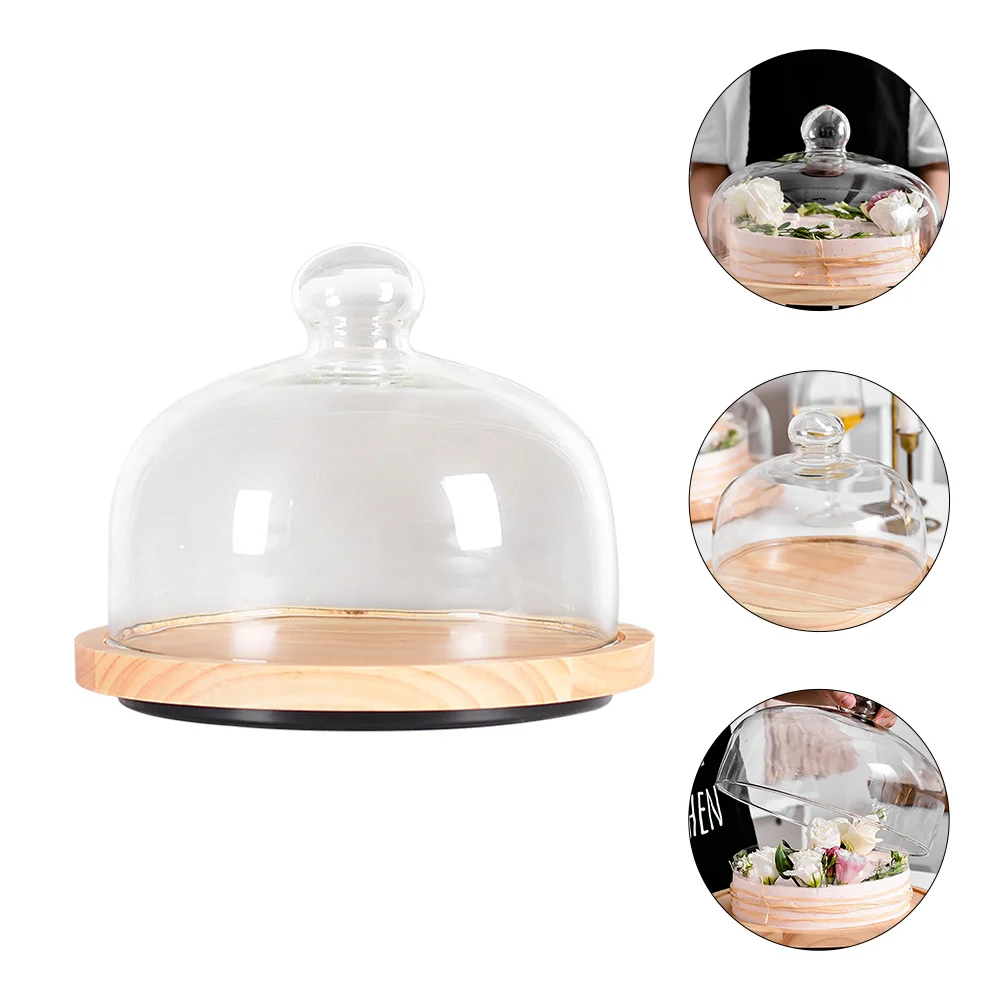 1 Набор практичных бытовых подносов для десертов со стеклянной крышкой для дома, отеля
1 Набор практичных бытовых подносов для десертов со стеклянной крышкой для дома, отеля