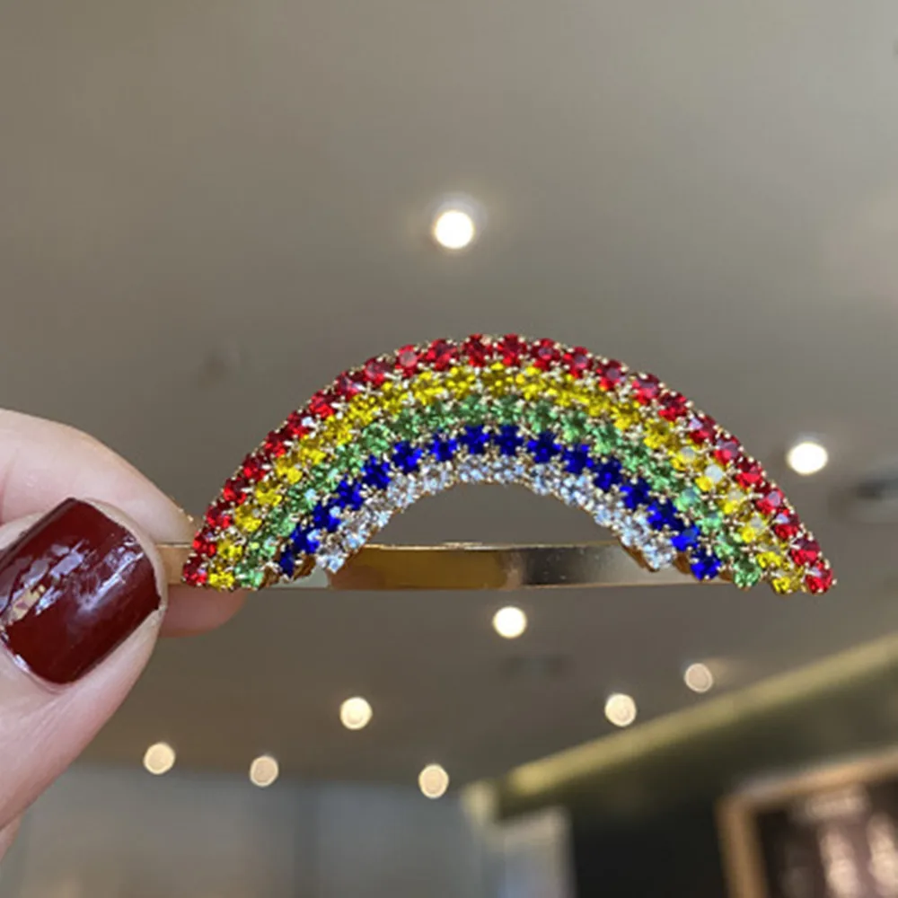 Rainbow Tassel Side Clip Flash Diamond Hair Clip Side Clip Rhinestone Bangs Clip Side Clip Girl Hair Accessories
Rainbow Tassel Side Clip Flash Diamond Hair Clip Side Clip Rhinestone Bangs Clip Side Clip Girl Hair Accessories