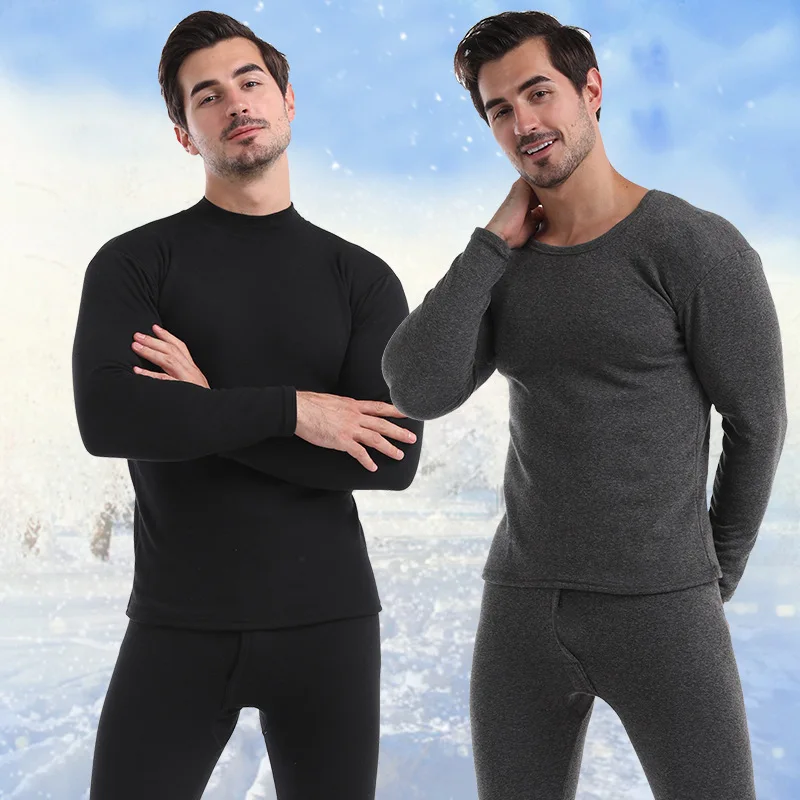 Velvet Thick Thermal Underwear Suit Winter Round Neck Mid-neck Non-fleece Bottoming Underwear Cotton Sweater Home TrackSuit
Velvet Thick Thermal Underwear Suit Winter Round Neck Mid-neck Non-fleece Bottoming Underwear Cotton Sweater Home TrackSuit