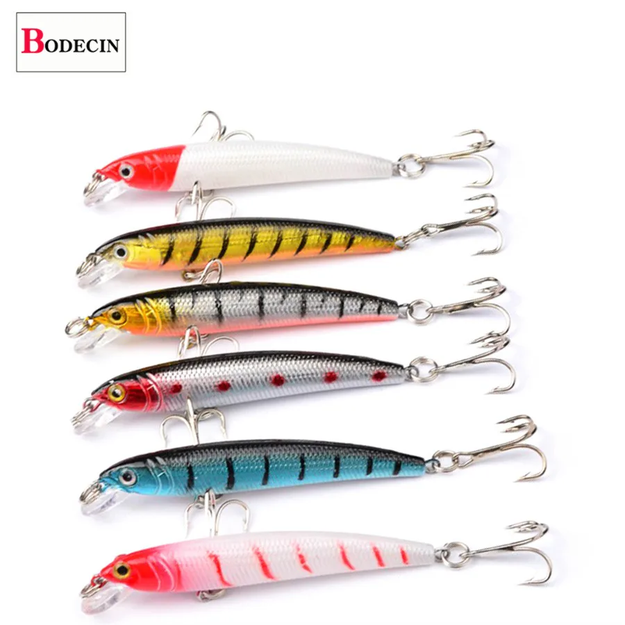 6PCS Jerkbait Minnow Floating Artificial Bait Kit Hard Crank Swimbait Set Of Wobbler For Trolling Crankbait Fishing Lure/Tackle
6PCS Jerkbait Minnow Floating Artificial Bait Kit Hard Crank Swimbait Set Of Wobbler For Trolling Crankbait Fishing Lure/Tackle
