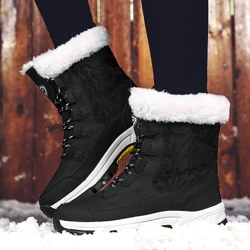 Super Warm Winter Women Sneakers Non-Slip Running Shoes Female Waterproof Ladies Snow Boots Comfortable Walking Footwear Size 40
Super Warm Winter Women Sneakers Non-Slip Running Shoes Female Waterproof Ladies Snow Boots Comfortable Walking Footwear Size 40