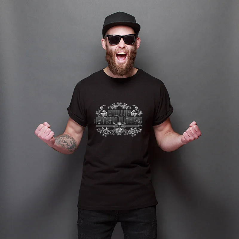 Wholesale American Idol Phillip Phillips Floral Skull Chains Edit Fashionable Pure Cotton Tee-Shirts Cartoon Round Neck
Wholesale American Idol Phillip Phillips Floral Skull Chains Edit Fashionable Pure Cotton Tee-Shirts Cartoon Round Neck