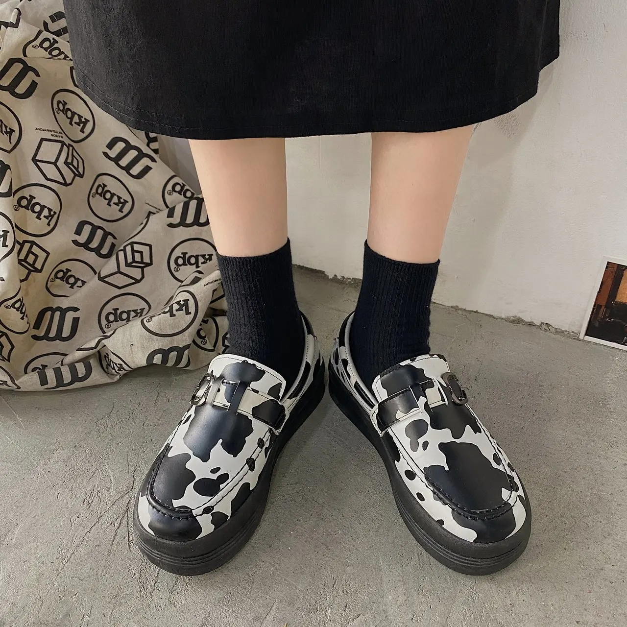 Japanese student Lolita shoes ladies platform shoes Mary Jane buckle shoes cute cow woman kawaii shoes
Japanese student Lolita shoes ladies platform shoes Mary Jane buckle shoes cute cow woman kawaii shoes