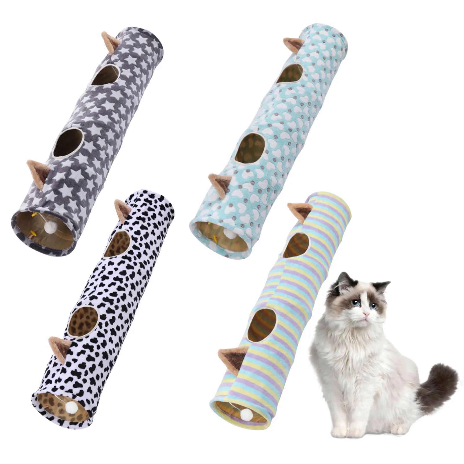 Cat Tunnel Collapsible Cat Tube Soft Play Tunnel Pet Crinkle Tunnel With Balls For Kitten Dogs Rabbit Toy Cat Accessories
Cat Tunnel Collapsible Cat Tube Soft Play Tunnel Pet Crinkle Tunnel With Balls For Kitten Dogs Rabbit Toy Cat Accessories
