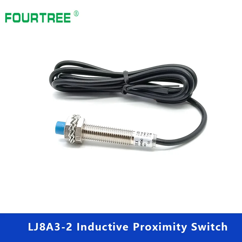 

LJ8A3 M8 Proximity Switch Metal Inductive Approach Sensor Detect Distance 1mm 2mm PNP/NPN NO NC Special for MCU BY/AY/EX/DX/DZ