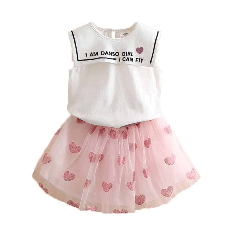 Letter Suit 2021 Summer New Girl Children's Clothing Children Sleeveless T-shirt Skirt
Letter Suit 2021 Summer New Girl Children's Clothing Children Sleeveless T-shirt Skirt