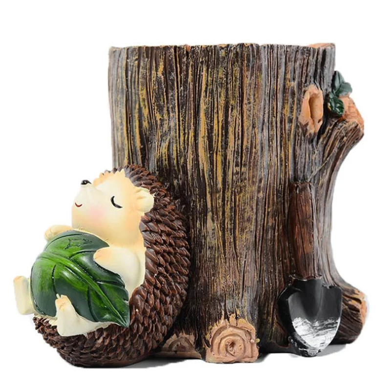 Cute Hedgehog Pencil Pen Holder Resin Desk Organizer Stationery Container Desktop Storage for Home Office
Cute Hedgehog Pencil Pen Holder Resin Desk Organizer Stationery Container Desktop Storage for Home Office