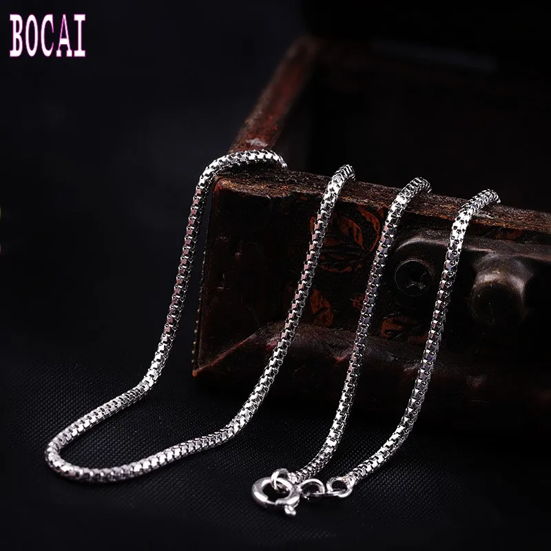 New fashion accessories S925 sterling silver jewelry ladies 1.6mm Popcorn chain necklace women's silver necklace 
New fashion accessories S925 sterling silver jewelry ladies 1.6mm Popcorn chain necklace women's silver necklace