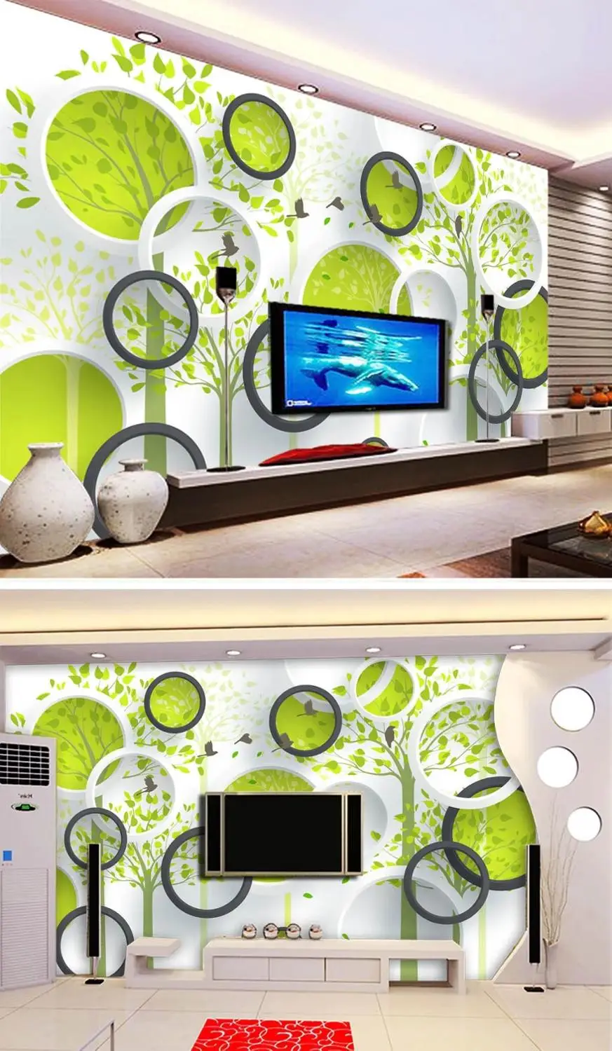 New Custom 3D Large Mural Wallpaper Three-dimensional circle bird forest children's room TV Background living Bedroom
New Custom 3D Large Mural Wallpaper Three-dimensional circle bird forest children's room TV Background living Bedroom