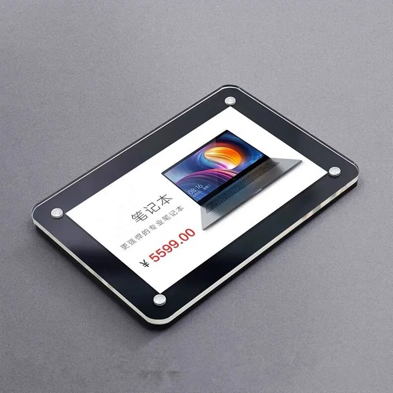 90x55mm New Style Wall Mount Adhesive Transparent Acrylic Price Label Tag Rack Table Sign Card Paper Holder Frame Display Stand
90x55mm New Style Wall Mount Adhesive Transparent Acrylic Price Label Tag Rack Table Sign Card Paper Holder Frame Display Stand