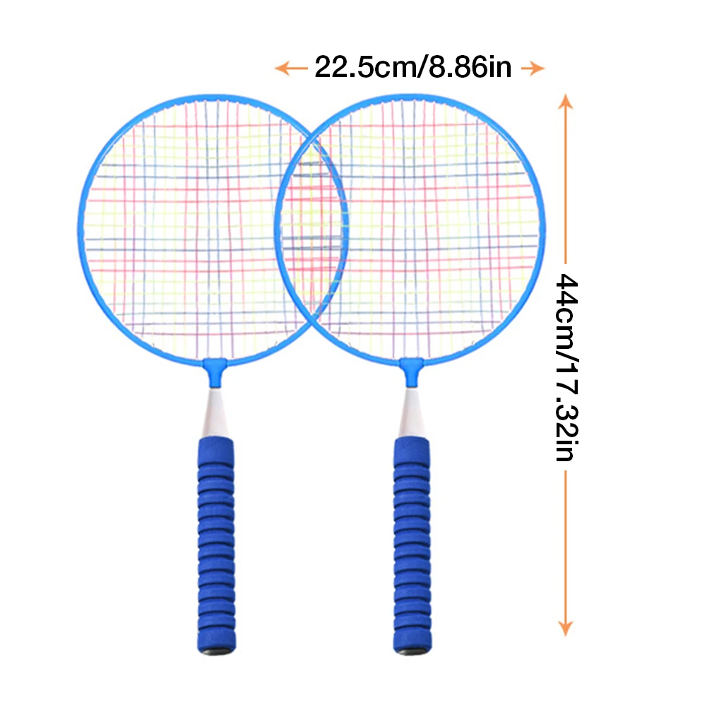 1 Pair 44*22cm/17.32*8.66in Badminton Rackets Set Lightweight Portable For Kids Indoor Outdoor Game
1 Pair 44*22cm/17.32*8.66in Badminton Rackets Set Lightweight Portable For Kids Indoor Outdoor Game