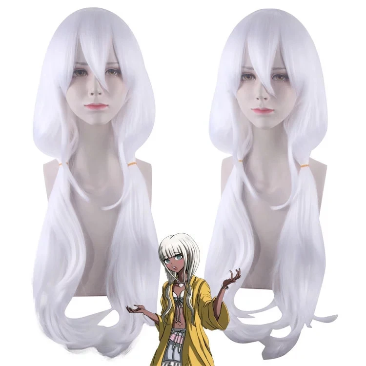 Anime Danganronpa V3 Angie Yonaga Cosplay Costume Long Wig Top Skirt Trench Halloween Christmas Party Suit Sexy Girl Women dress
Anime Danganronpa V3 Angie Yonaga Cosplay Costume Long Wig Top Skirt Trench Halloween Christmas Party Suit Sexy Girl Women dress