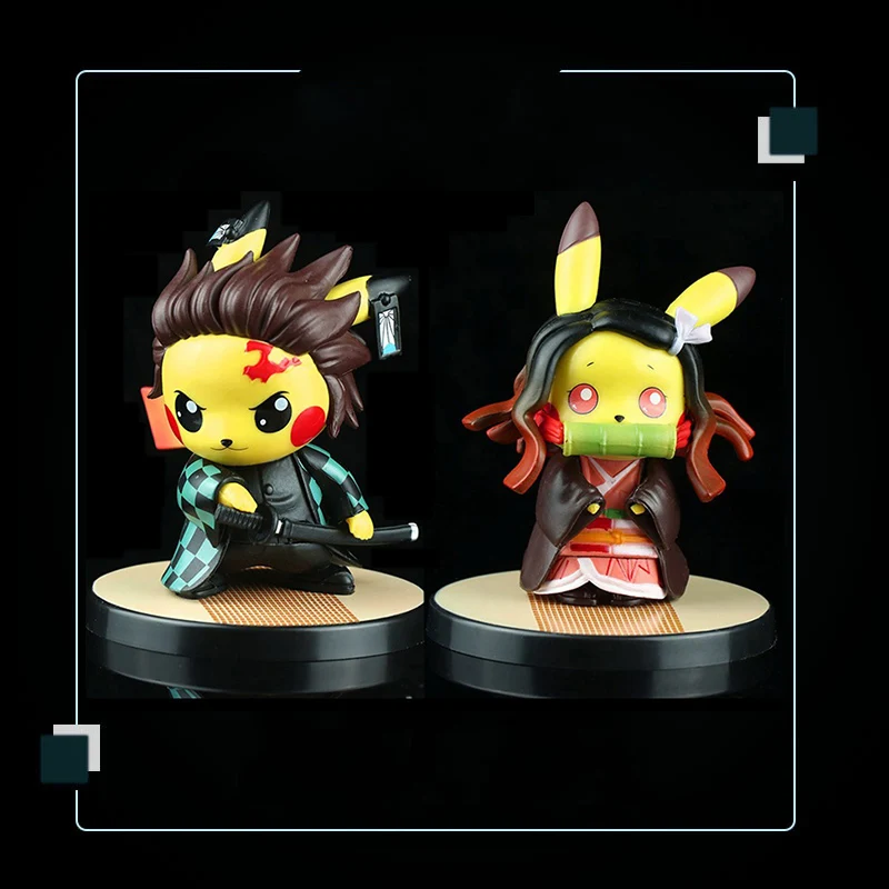 11Cm Pokemon Anime Demon Slayer Blade Cos Bikachu Tanjiro Norouzi My Wife Zenyi Figure Figures Around Anime Dolls Car Decoration
11Cm Pokemon Anime Demon Slayer Blade Cos Bikachu Tanjiro Norouzi My Wife Zenyi Figure Figures Around Anime Dolls Car Decoration