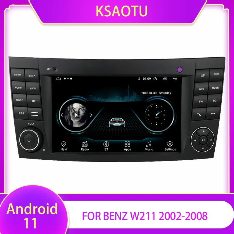 Мультимедийная магнитола Benz W211 E300 2002-2010 W219 W463 W463, 7 дюймов, Android 11
Мультимедийная магнитола Benz W211 E300 2002-2010 W219 W463 W463, 7 дюймов, Android 11