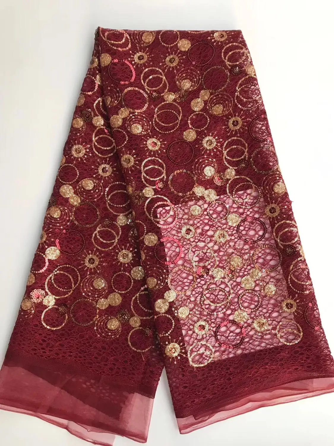 2019 Embroidery Sequins African High Quality Net Swiss French Voile Guipure tulle mesh Lace Fabric For dress 5 yards/lot RL1123
2019 Embroidery Sequins African High Quality Net Swiss French Voile Guipure tulle mesh Lace Fabric For dress 5 yards/lot RL1123