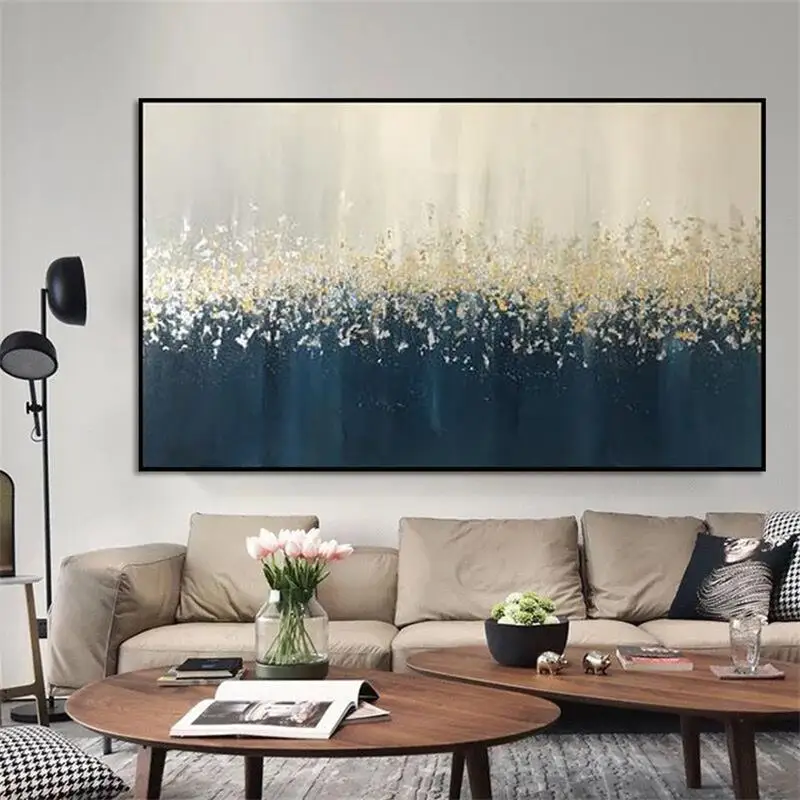 Huge 100% Hand Painted Goldleaf Dots Modern Abstract Oil Painting On Canvas Wall Art For Living Room Home Decoration No Framed
Huge 100% Hand Painted Goldleaf Dots Modern Abstract Oil Painting On Canvas Wall Art For Living Room Home Decoration No Framed