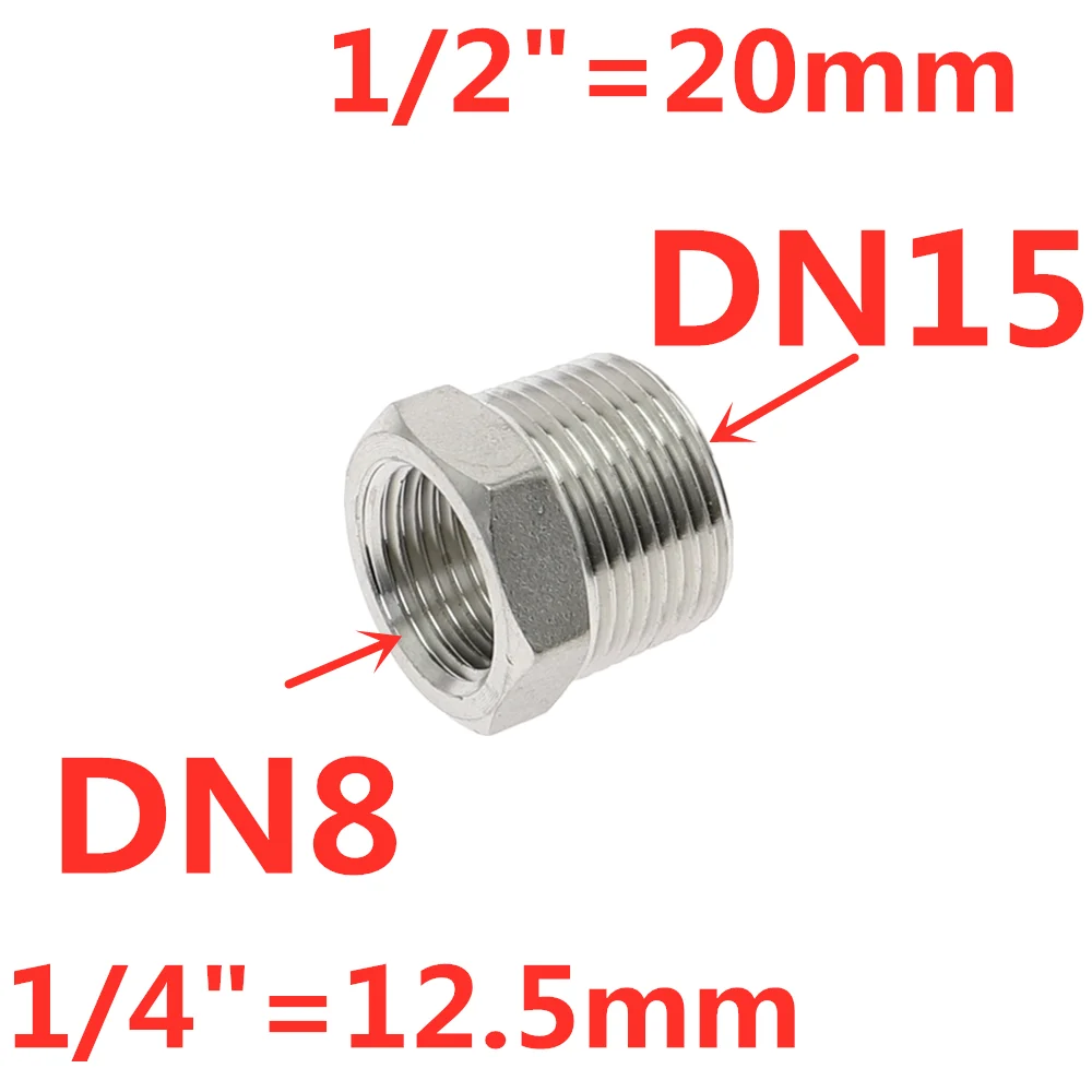 Тонизирующая втулка редуктора сердца 1/8 дюйма 1/4 дюйма 3/8 дюйма 1/2 дюйма BSP с наружной/внутревой резьбой SS304, фитинги из нержавеющей стали для воды, газа, масла
Тонизирующая втулка редуктора сердца 1/8 дюйма 1/4 дюйма 3/8 дюйма 1/2 дюйма BSP с наружной/внутревой резьбой SS304, фитинги из нержавеющей стали для воды, газа, масла