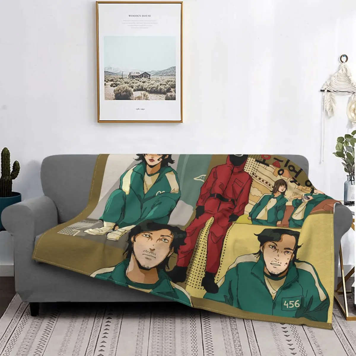 Mantas de juego de calamar, juego con estampado de franela, manta suave multifunción para sofá, colcha de oficina
Mantas de juego de calamar, juego con estampado de franela, manta suave multifunción para sofá, colcha de oficina