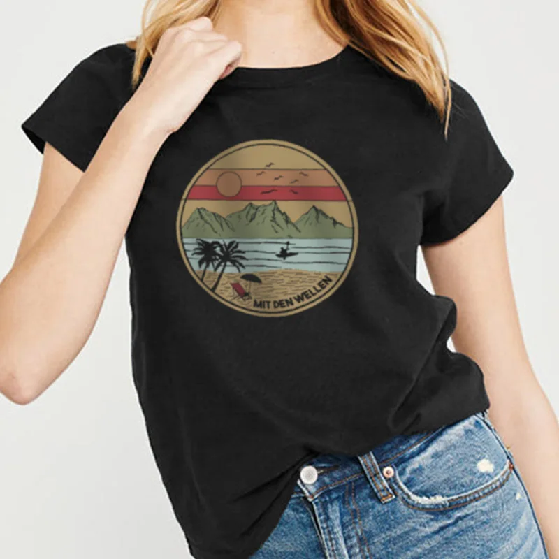 MP25 Summer Women Casual T Shirts Streetwear Cute Top Clothes Famale Print Short Sleeve O-neck Funny Graphic Designer T Shirts
MP25 Summer Women Casual T Shirts Streetwear Cute Top Clothes Famale Print Short Sleeve O-neck Funny Graphic Designer T Shirts