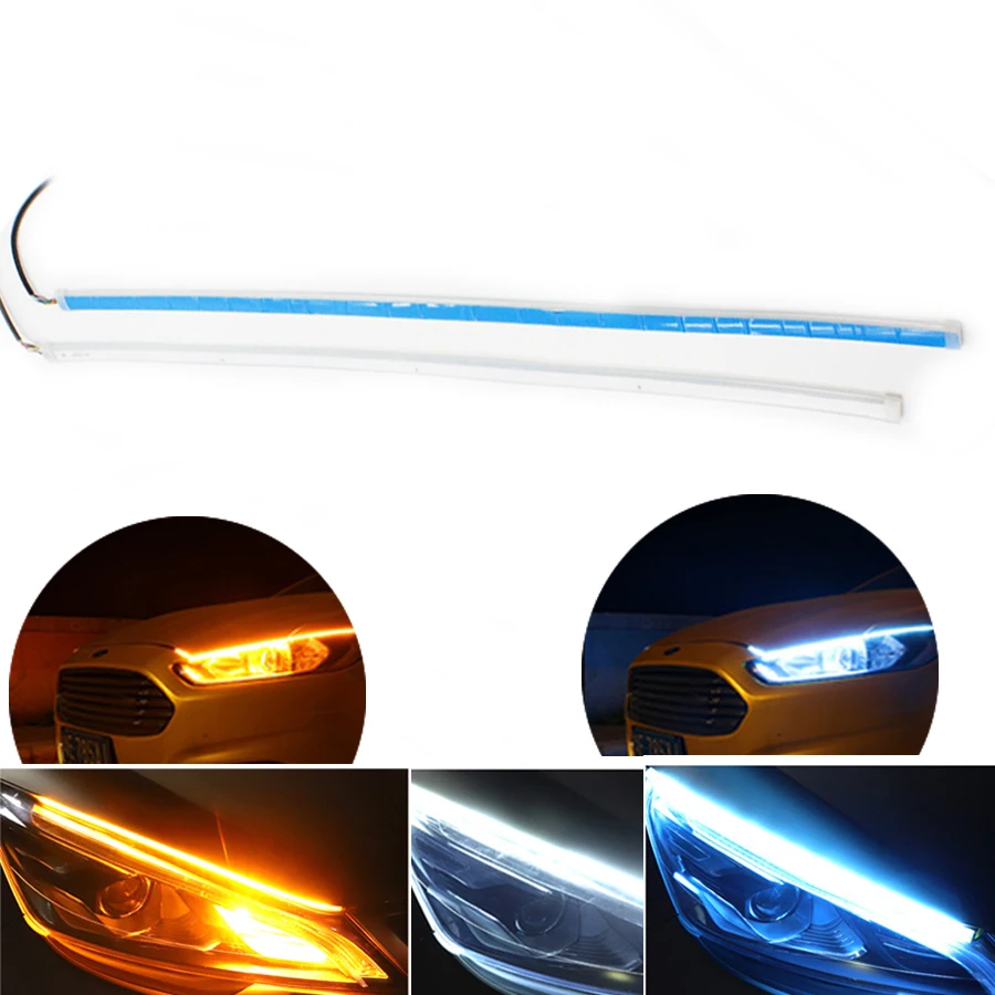 Светодиодный светильник 30 см 45 см 60 см 24 В светодиодный drl дневные ходовые огни светильник s белый головной светильник светодиодный Янтарный...
Светодиодный светильник 30 см 45 см 60 см 24 В светодиодный drl дневные ходовые огни светильник s белый головной светильник светодиодный Янтарный...