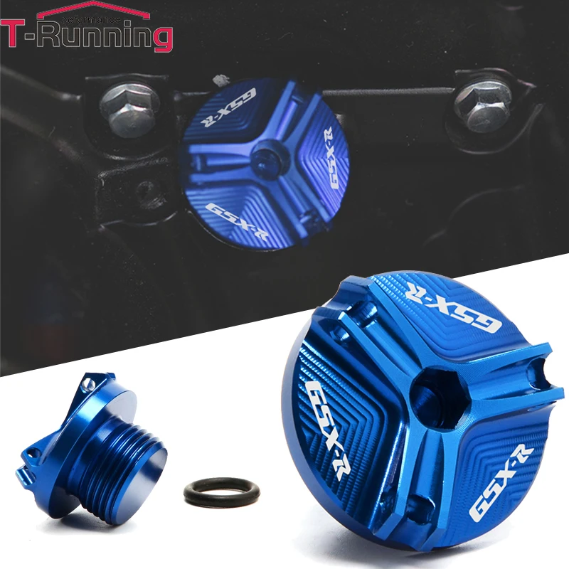 Аксессуары для мотоциклов Крышка масляного фильтра двигателя Suzuki GSXR 600 GSX R 750 1000