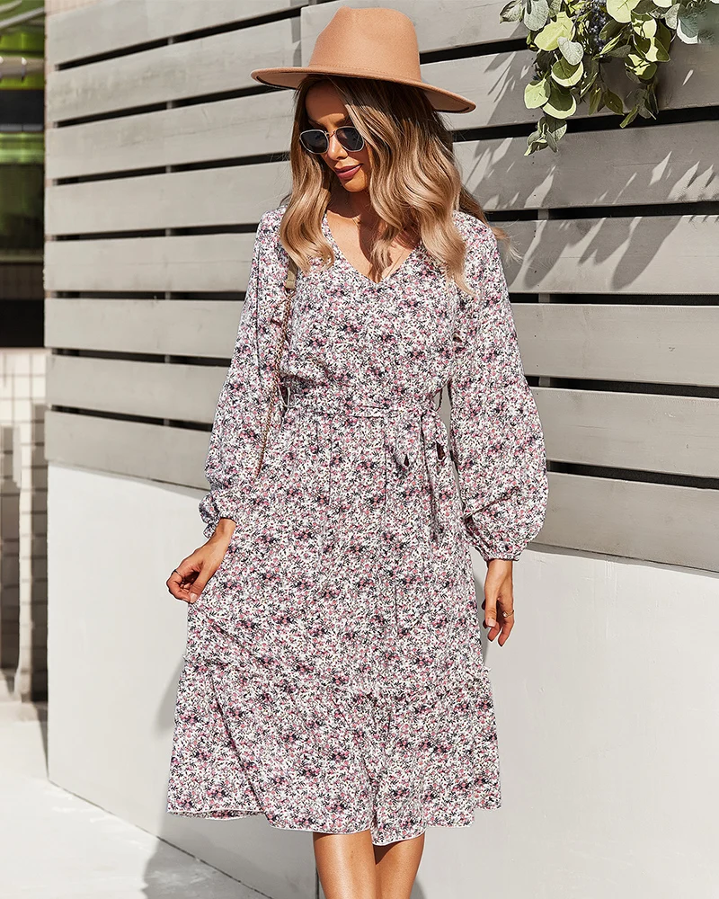 Floral Print Long Maxi Dresses For Women 2021 Autumn Long Sleeve Ruffles Bobo Beach Dresses Holiday Vintage V Neck Dress Fashion
Floral Print Long Maxi Dresses For Women 2021 Autumn Long Sleeve Ruffles Bobo Beach Dresses Holiday Vintage V Neck Dress Fashion