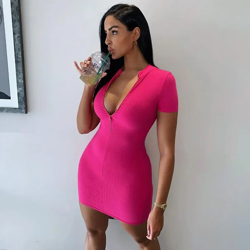 Summer Solid Casual Vacation Slim Dress Women knitting V Neck Sleeveless Fashion Skinny Lady Mini Wrap Dress
Summer Solid Casual Vacation Slim Dress Women knitting V Neck Sleeveless Fashion Skinny Lady Mini Wrap Dress