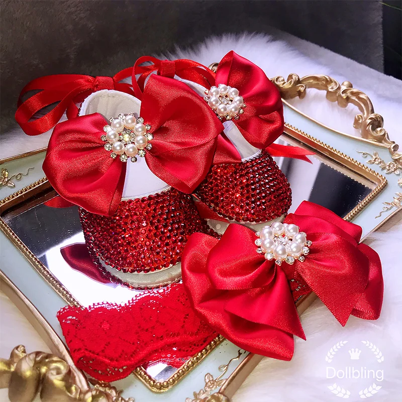 Детская обувь Dollbling для девочек новорожденный подарок счастливого Нового года