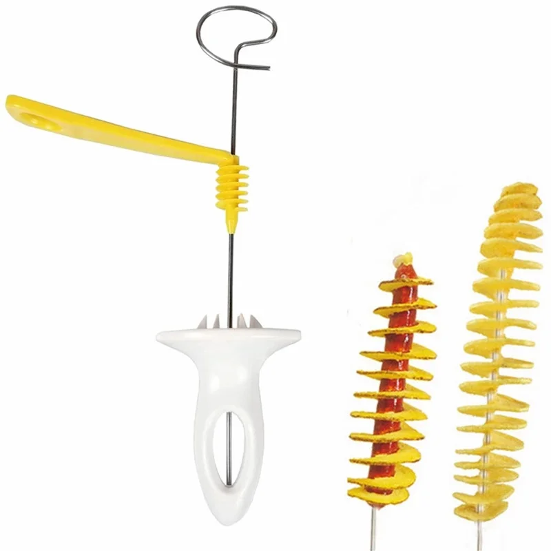 1Set Potato Spiral Cutter Slicer Fried Potatoes Kitchen Tools Carrots Cucumber Rotate Cutter Twist Shredder Kitchen Accessories
1Set Potato Spiral Cutter Slicer Fried Potatoes Kitchen Tools Carrots Cucumber Rotate Cutter Twist Shredder Kitchen Accessories