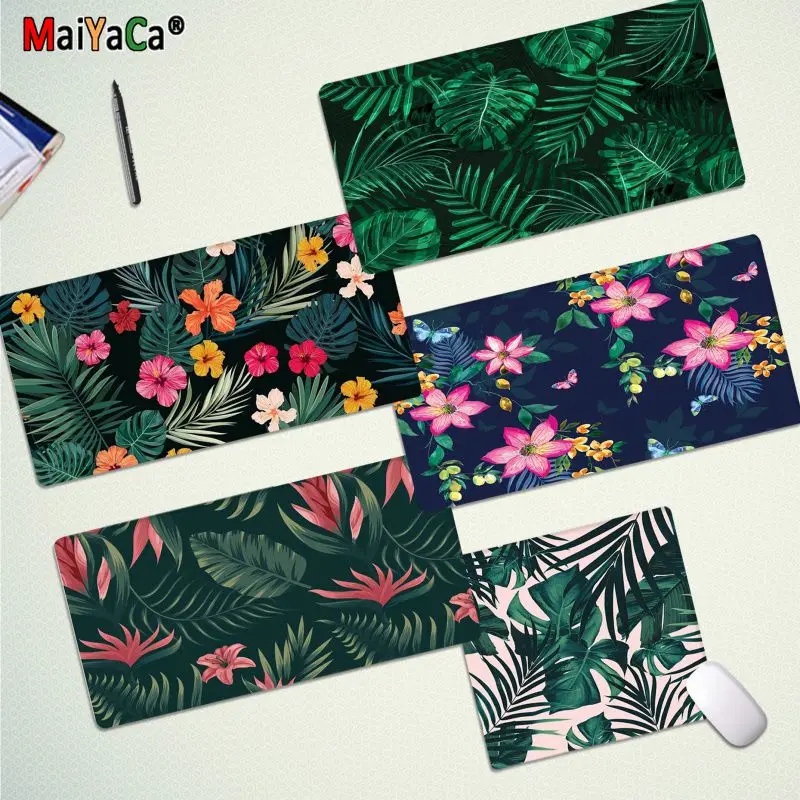 Tropical leaves Hot large gaming mousepad L XL XXL gamer mouse pad Size for large Edge Locking Speed Version Game Keyboard Pad
Tropical leaves Hot large gaming mousepad L XL XXL gamer mouse pad Size for large Edge Locking Speed Version Game Keyboard Pad