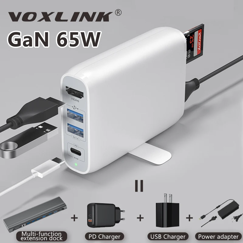 Адаптер питания VOXLINK, 65 Вт, 4 порта USB Type-C, совместим с зарядным устройством PD3.0 SD TF USB для Macbook Pro iPad iPhone Samsung Xiaomi
Адаптер питания VOXLINK, 65 Вт, 4 порта USB Type-C, совместим с зарядным устройством PD3.0 SD TF USB для Macbook Pro iPad iPhone Samsung Xiaomi