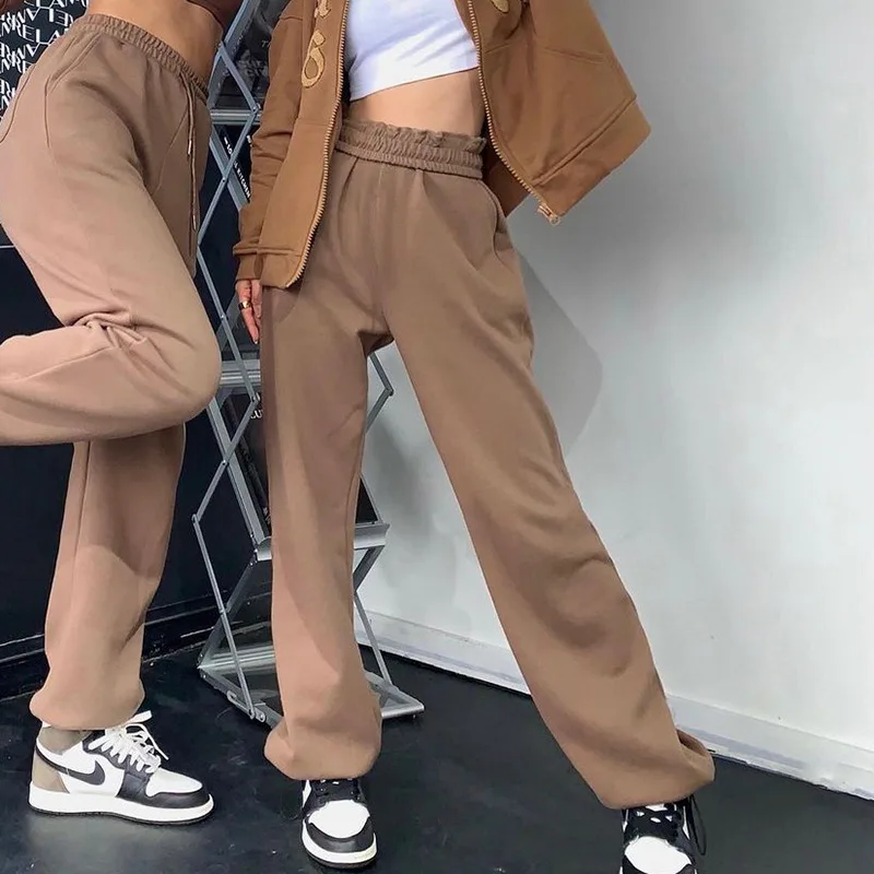 Autumn and Winter Solid Color Elastic Waist Sports Pants Women's Casual Sports Style Loose and Thin Waist Harem Trousers Women
Autumn and Winter Solid Color Elastic Waist Sports Pants Women's Casual Sports Style Loose and Thin Waist Harem Trousers Women