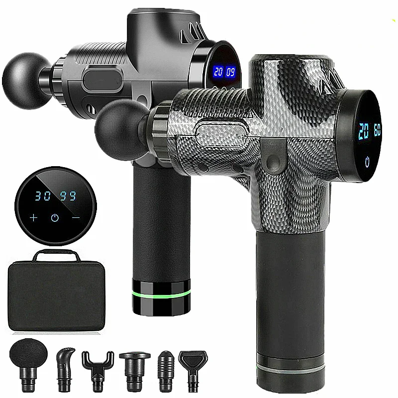 Fascia Gun LCD Display Deep Body Massager For Muscle Pain Relief Exercising Body And Relaxation Slimming Shaping Massage Gun
Fascia Gun LCD Display Deep Body Massager For Muscle Pain Relief Exercising Body And Relaxation Slimming Shaping Massage Gun
