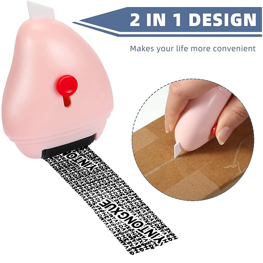 2in1 Identity Privacy Protection Roller Stamp Roller With Cut Tool Express Delivery Information Graffiti Coverage Box Opener
2in1 Identity Privacy Protection Roller Stamp Roller With Cut Tool Express Delivery Information Graffiti Coverage Box Opener