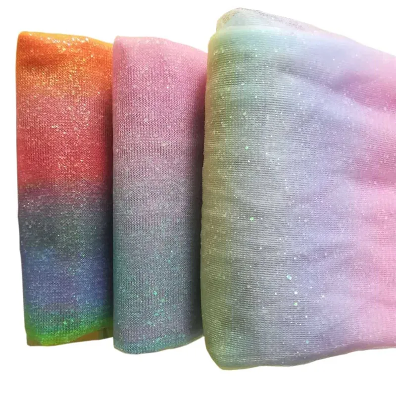 1*1.6y Glitter Rainbow Tulle Fabric Organza DIY Craft Table Skirt Baby Shower Tutu Skirt Princess Dress Wedding Party Decoration
1*1.6y Glitter Rainbow Tulle Fabric Organza DIY Craft Table Skirt Baby Shower Tutu Skirt Princess Dress Wedding Party Decoration