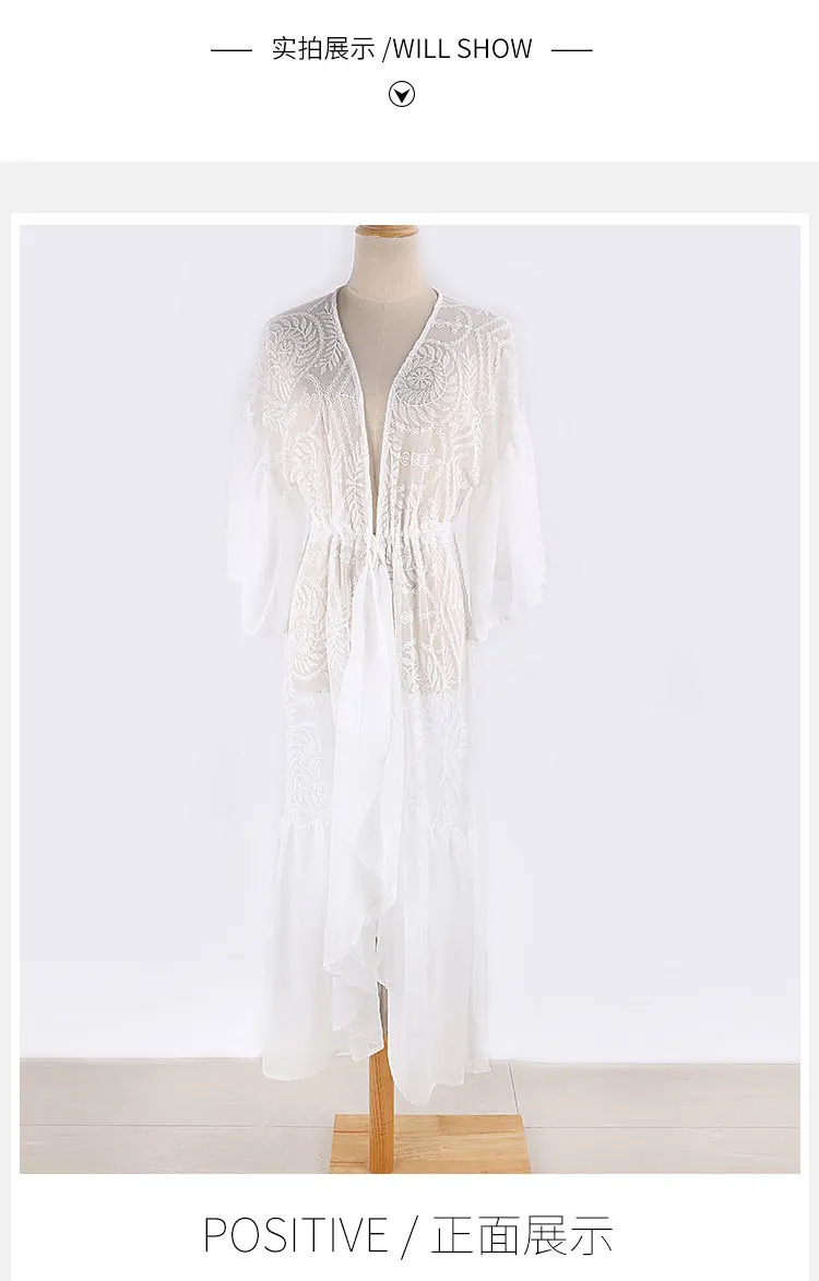 New lace and chiffon slimming bikini blouse swimsuit with cardigan sun protection clothing holiday skirt women
New lace and chiffon slimming bikini blouse swimsuit with cardigan sun protection clothing holiday skirt women