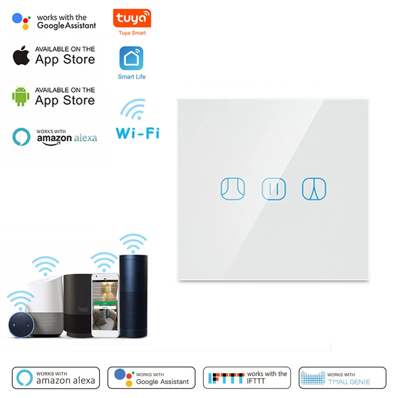 WiFi Curtain Switch DIY Electric Motor Tuya Smart Life For Roller Shutter Blind Motor Google Home Amazon Alexa Voice Control
WiFi Curtain Switch DIY Electric Motor Tuya Smart Life For Roller Shutter Blind Motor Google Home Amazon Alexa Voice Control