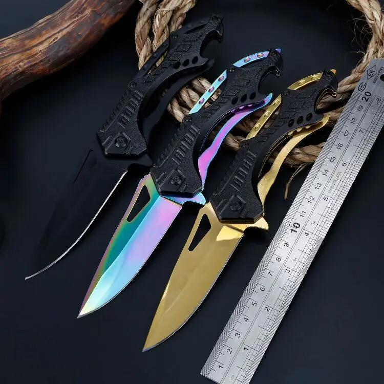 Outdoor Knife Tactical High Hardness Folding Knife field Survival Multi-Function Knife Self-Defense Folding Knife Cold Weapon
Outdoor Knife Tactical High Hardness Folding Knife field Survival Multi-Function Knife Self-Defense Folding Knife Cold Weapon