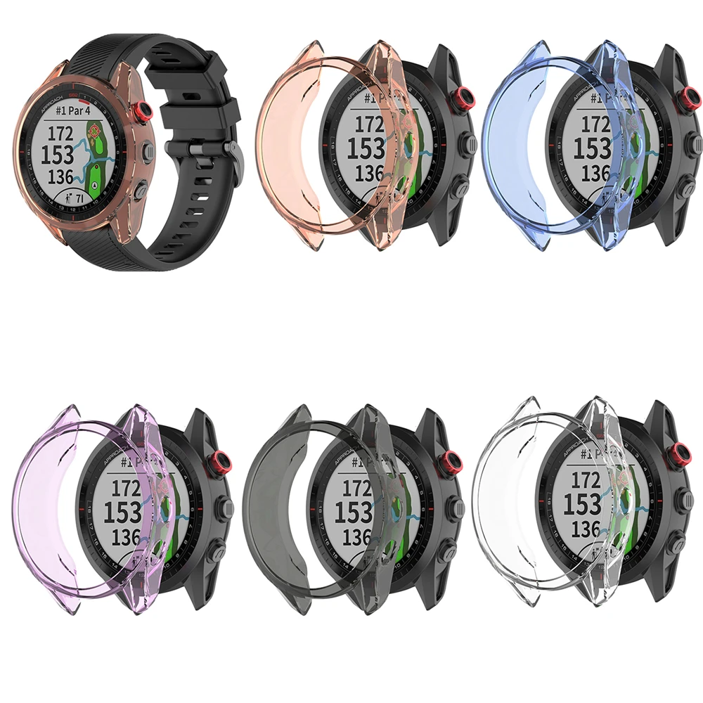 Watch Protective Shell for Garmin Approach S62 Watch Accessories Soft TPU Ultra-Slim Transparent Skin Cover Case
Watch Protective Shell for Garmin Approach S62 Watch Accessories Soft TPU Ultra-Slim Transparent Skin Cover Case