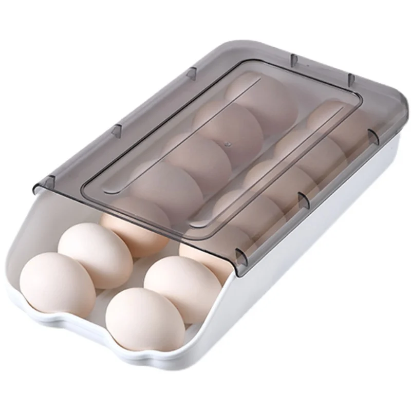 Egg storage box drawer type shock proof and fall proof storage artifact egg box refrigerator fresh-keeping box kitchen
Egg storage box drawer type shock proof and fall proof storage artifact egg box refrigerator fresh-keeping box kitchen