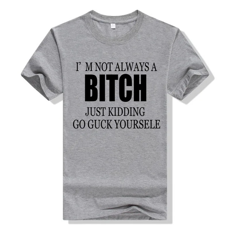 BTFCL Funny IM NOT ALWAYS A BITCH Print Black T-Shirt Women's New Summer Casual Cotton Korea Hip Hop Shirt Harajuku Tshirt
BTFCL Funny IM NOT ALWAYS A BITCH Print Black T-Shirt Women's New Summer Casual Cotton Korea Hip Hop Shirt Harajuku Tshirt