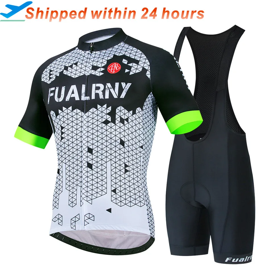 FUALRNY Pro Cycling Jersey set Neon Green MTB Racing Bike Clothes Summer Mountain Bicycle Clothing Cycling Set Cycling Wear
FUALRNY Pro Cycling Jersey set Neon Green MTB Racing Bike Clothes Summer Mountain Bicycle Clothing Cycling Set Cycling Wear