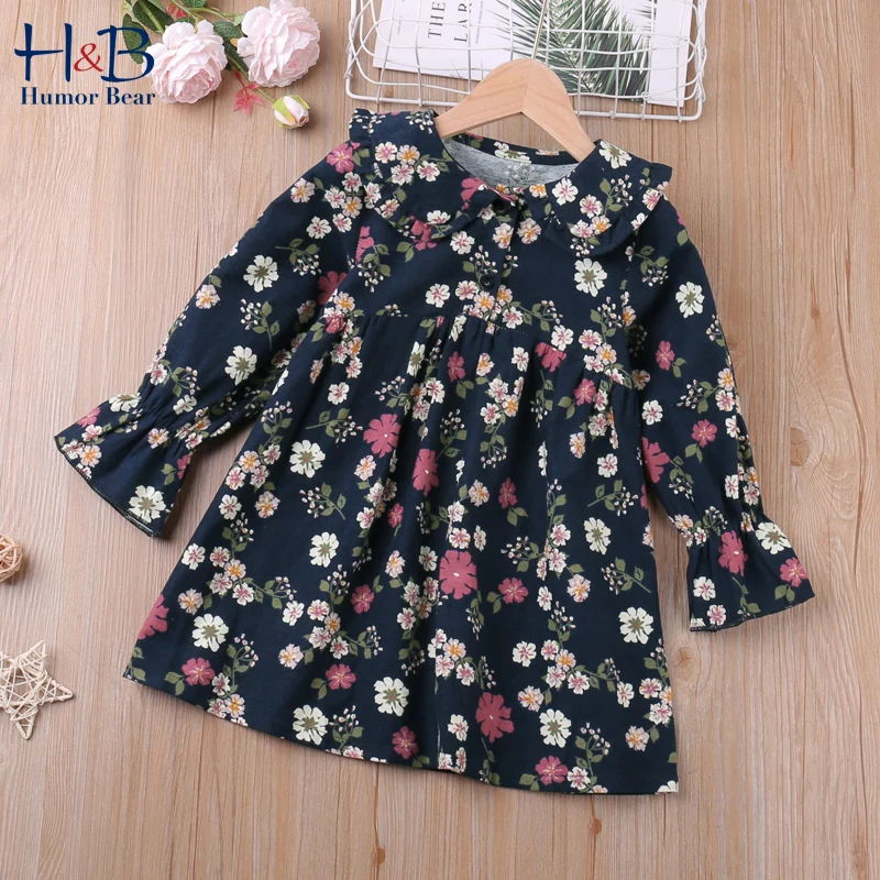 Humor Bear Girl Dress New Autumn Spring Long Sleeve Doll Collar Floarl Printed Princess Dresses Toddler Kids Clothes
Humor Bear Girl Dress New Autumn Spring Long Sleeve Doll Collar Floarl Printed Princess Dresses Toddler Kids Clothes