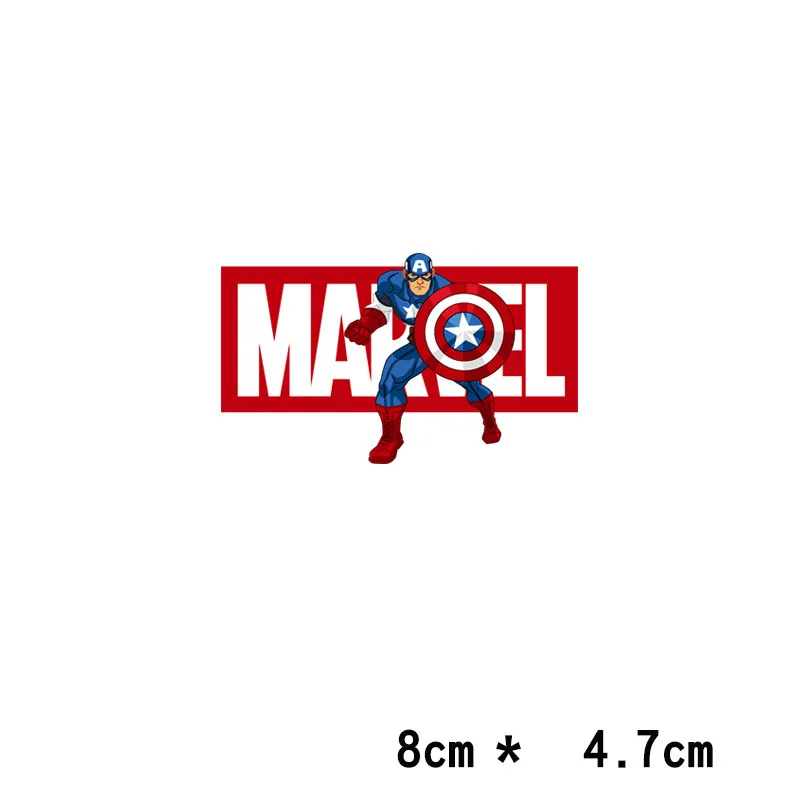 Нашивки Marvel Человек-паук Капитан Америка Железный человек глажка Горячие