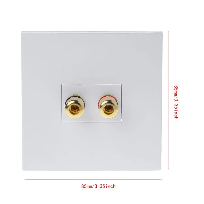 Panel Terminals 2 Binding Post Left Right Channels Speaker Connector Wall Socket Banana Jack Dropshipping
Panel Terminals 2 Binding Post Left Right Channels Speaker Connector Wall Socket Banana Jack Dropshipping