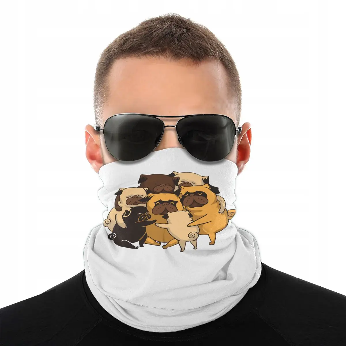 Pugs Group Hug Dog Magic Scarf Neck Face Mask Men Women Halloween Tube Mask Tubular Bandana Versatility Headwear Outdoor Hiking
Pugs Group Hug Dog Magic Scarf Neck Face Mask Men Women Halloween Tube Mask Tubular Bandana Versatility Headwear Outdoor Hiking